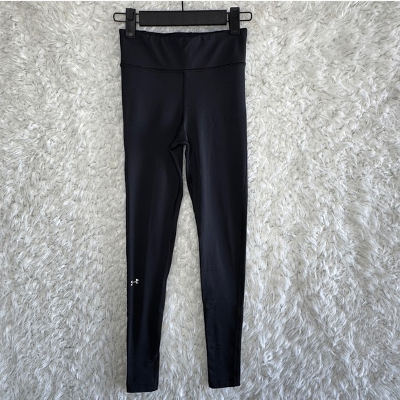 Under Armour ColdGear Compression Leggings Outdoor Black High Waist Womens XS - Picture 1 of 6